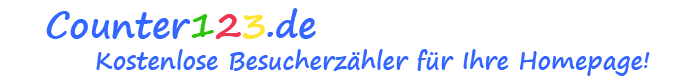 Bei Counter123.de erhalten Sie: kostenlose Besucherz�hler auch unsichtbar - Homepage Counter Gratis - Webcounter - Besucherz&auml;hler kostenlos!